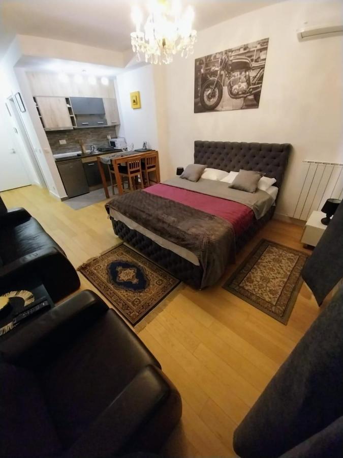 Ferienwohnung Tayson Square Dorcol New Location Free Garage Belgrad Exterior foto