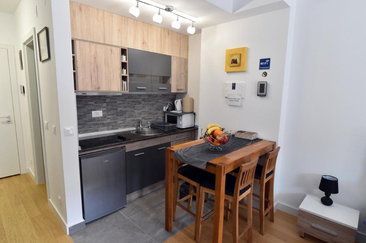 Ferienwohnung Tayson Square Dorcol New Location Free Garage Belgrad Exterior foto